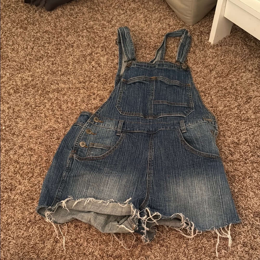 Brandy Melville Blue Denim Romper